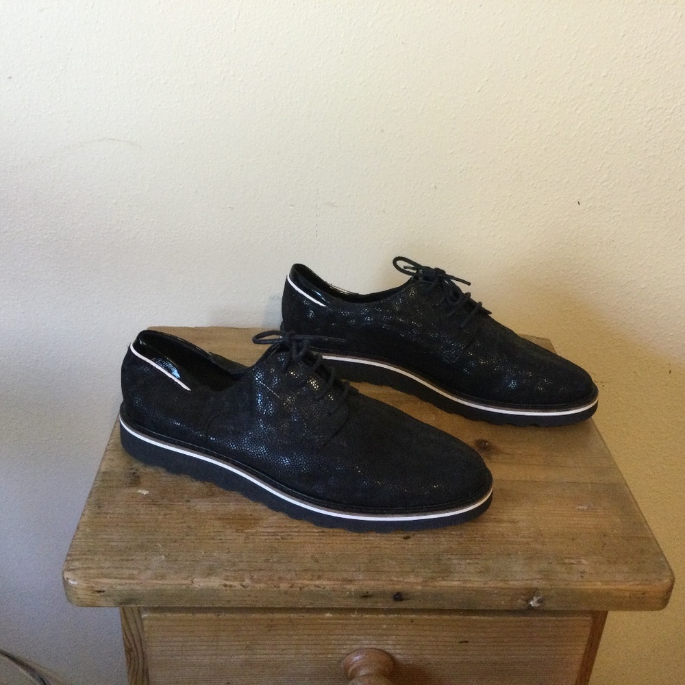 TBS Women's Loafers EUR Size 41 Color Shimmer Black